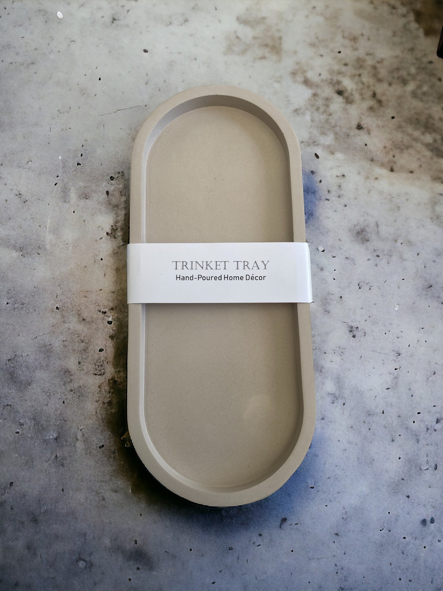 9” Oval Trays | Coffee Table Tray | Modern Decorative Trays | Jewelry Tray | Concrete Trays | Vanity Tray | Serving Tray