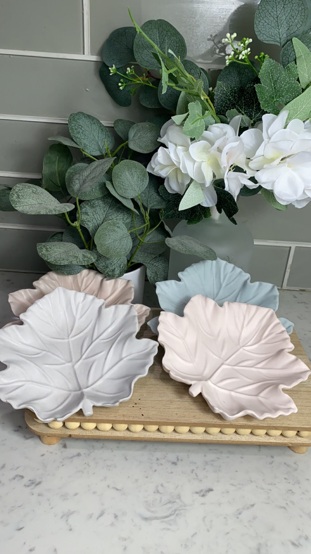 Decorative Leaf Tray | Ceramic Jewelry Tray | Leaf Trinket Dish | Jewellery Tray | Ceramic Dish | Home Decor | Catchall Dish